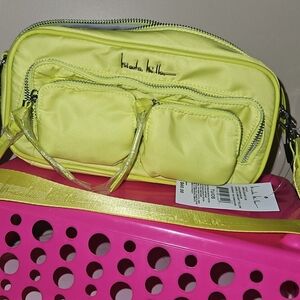 Nicole Miller Vibrant Yellow Crossbody Bag